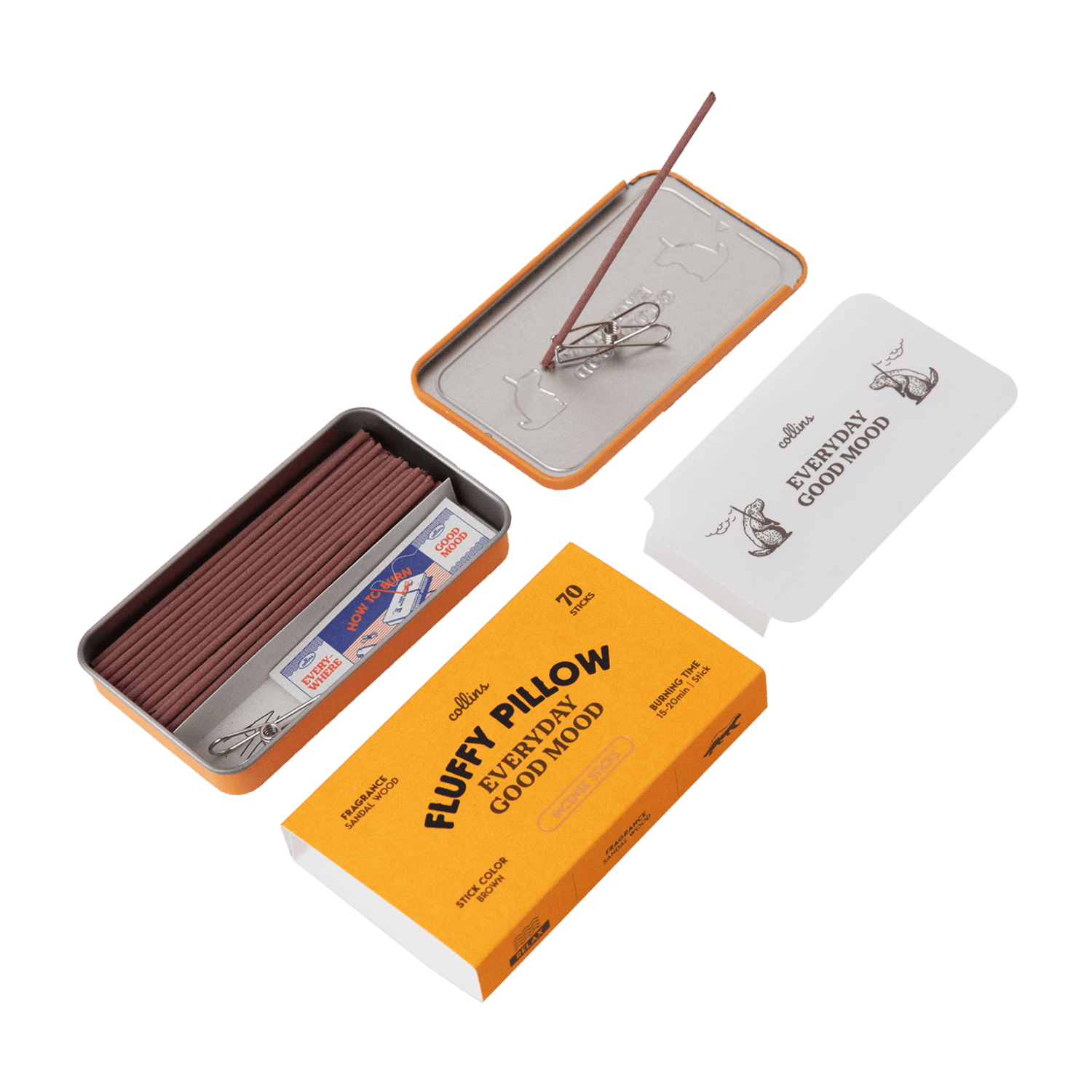 COLLINS | INCENSE | FLUFFY PILLOW | EVERYDAY GOOD MOOD INCENSE STICKS - Naturwood Limited