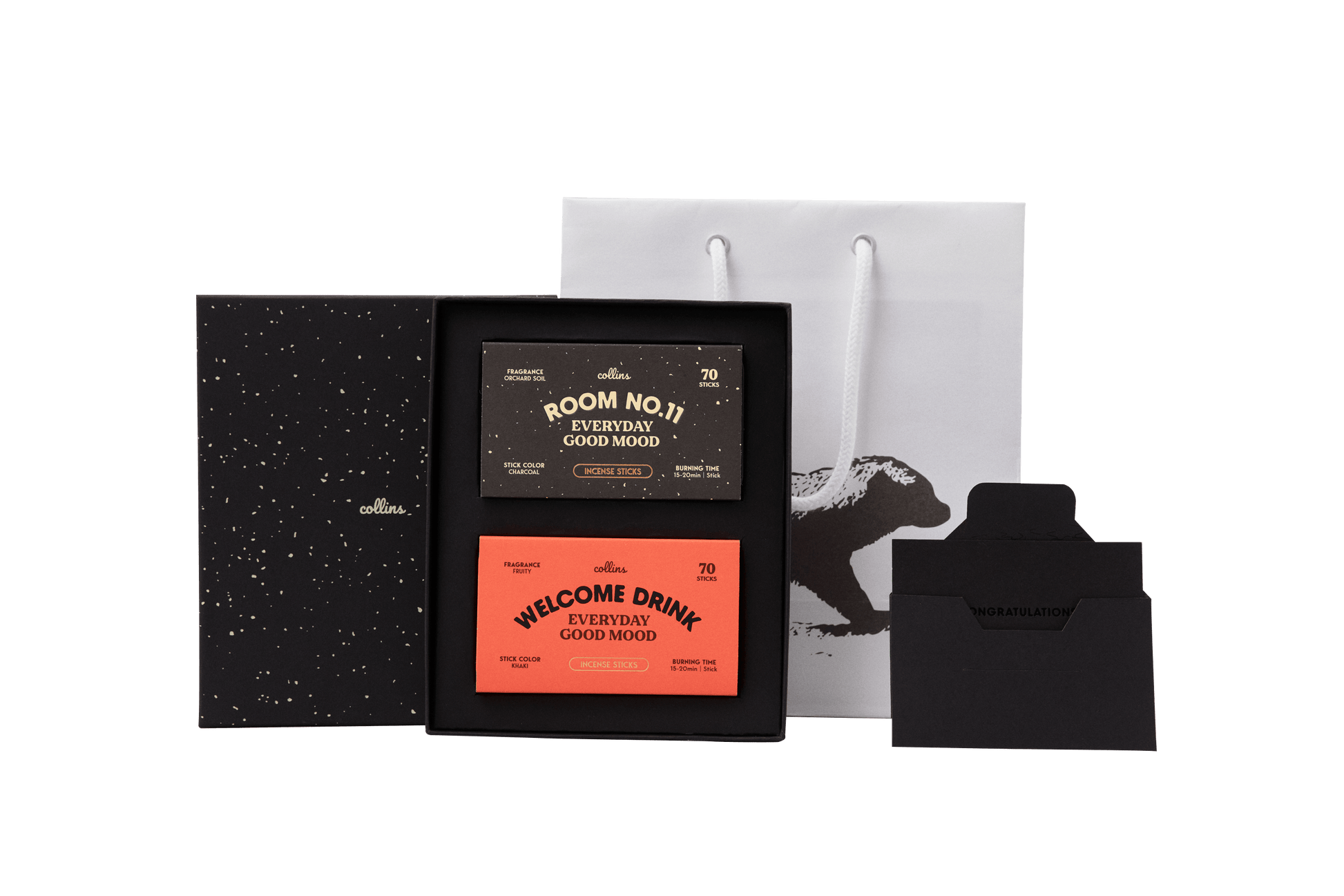 COLLINS | INCENSE GIFT SET | EVERYDAY GOOD MOOD INCENSE STICKS - Naturwood Limited