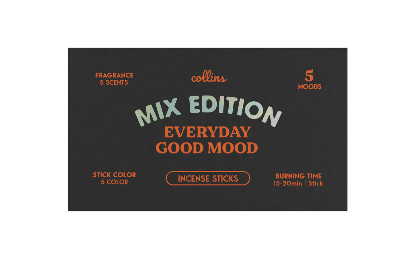 COLLINS | INCENSE | MIX EDITION | EVERYDAY GOOD MOOD INCENSE STICKS - Naturwood Limited